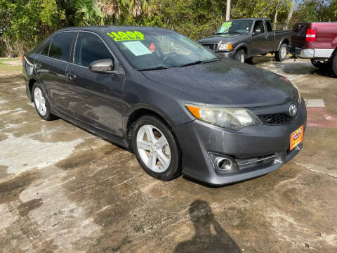 2012 Toyota Camry for sale at DION'S TRUCKS & CARS LLC in Alvin TX