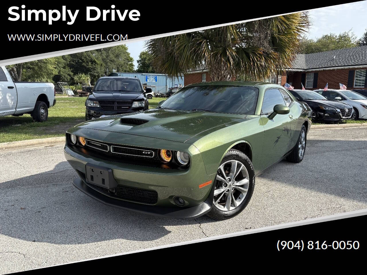 Green 2020 Dodge Challenger Coupe All-Wheel Drive 8-Speed Automatic
