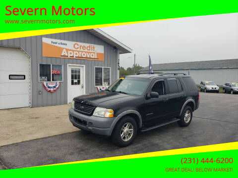 2002 Ford Explorer for sale at Severn Motors in Cadillac MI