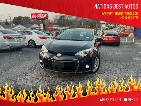 2015 Toyota Corolla for sale at Nations Best Autos in Decatur GA