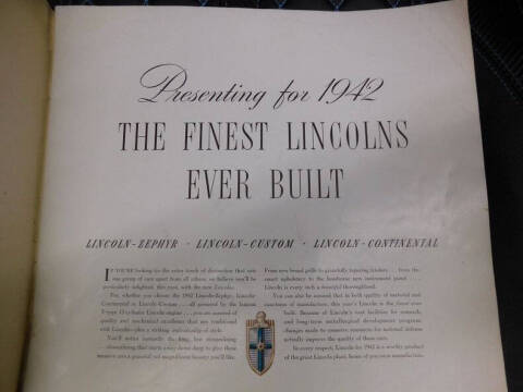 1942 Lincoln Continental