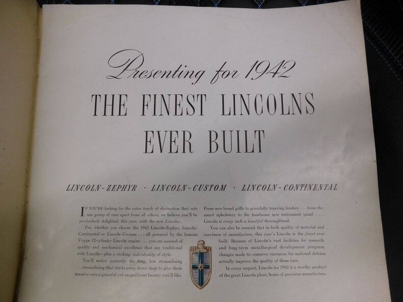 1942 Lincoln Continental