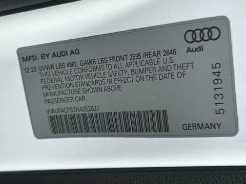 2024 Audi A5 Sportback quattro S line Prem Plus 45 TFSI