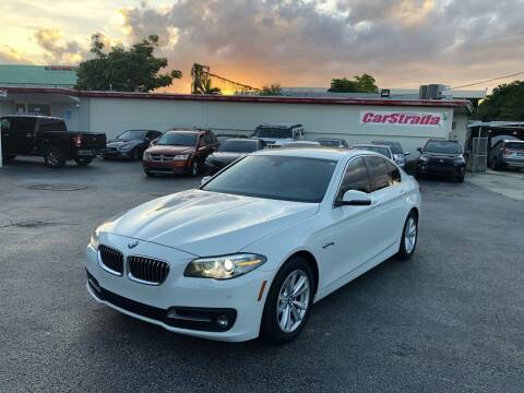 2015 BMW 5 Series for sale at CARSTRADA in Hollywood FL