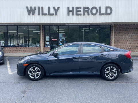 2016 Honda Civic for sale at Willy Herold Automotive in Columbus GA