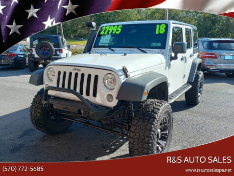 2018 Jeep Wrangler JK Unlimited for sale at R&S Auto Sales in Linden PA