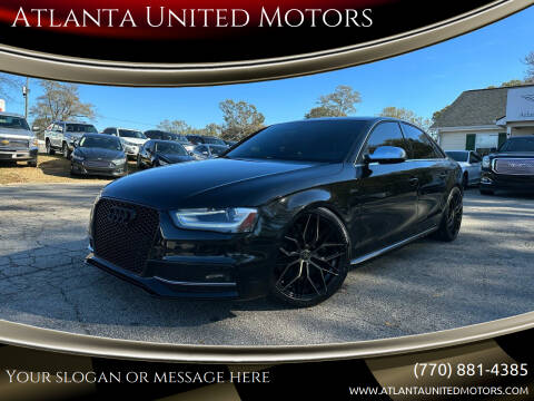 2014 Audi S4 for sale at Atlanta United Motors in Jefferson GA