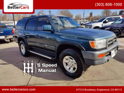 1996 Toyota 4Runner for sale at Better Cars in Englewood CO