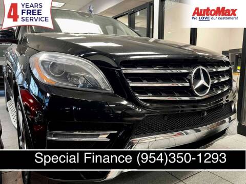 2014 Mercedes-Benz M-Class for sale at Auto Max in Hollywood FL