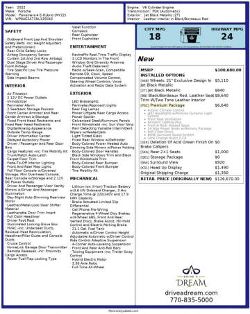 2022 Porsche Panamera 4 E-Hybrid