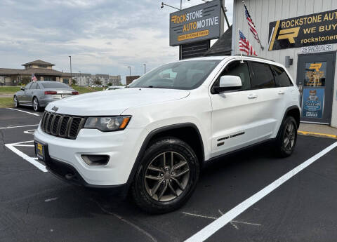 2016 Jeep Grand Cherokee for sale at Rockstone Automotive Inc in Monticello MN
