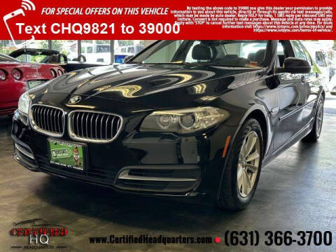 2014 BMW 5 Series for sale at CERTIFIED HEADQUARTERS in Saint James NY