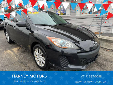 2012 Mazda MAZDA3 for sale at HARNEY MOTORS in Gettysburg PA