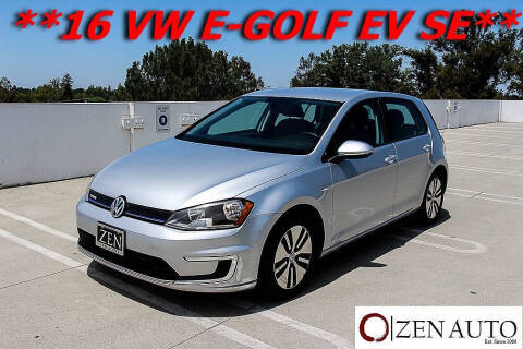 2016 Volkswagen e-Golf SE