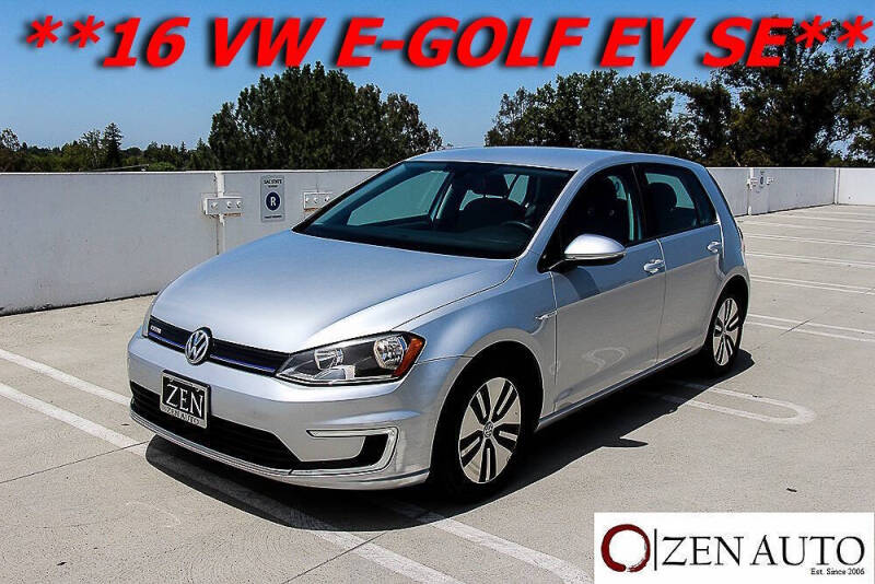 2016 Volkswagen e-Golf SE