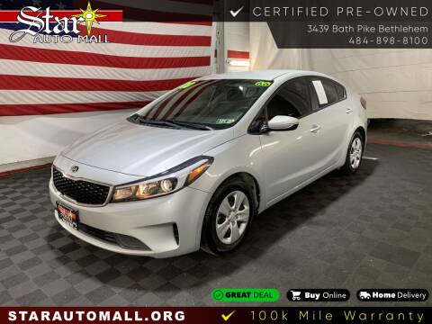 2018 Kia Forte for sale at STAR AUTO MALL 512 in Bethlehem PA