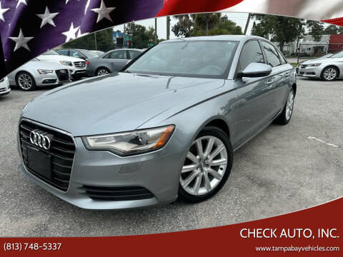 2013 Audi A6 for sale at CHECK AUTO, INC. in Tampa FL