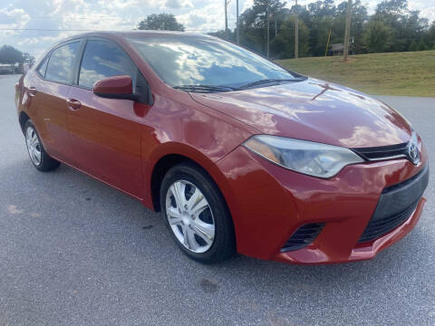 2015 Toyota Corolla for sale at Happy Days Auto Sales in Piedmont SC