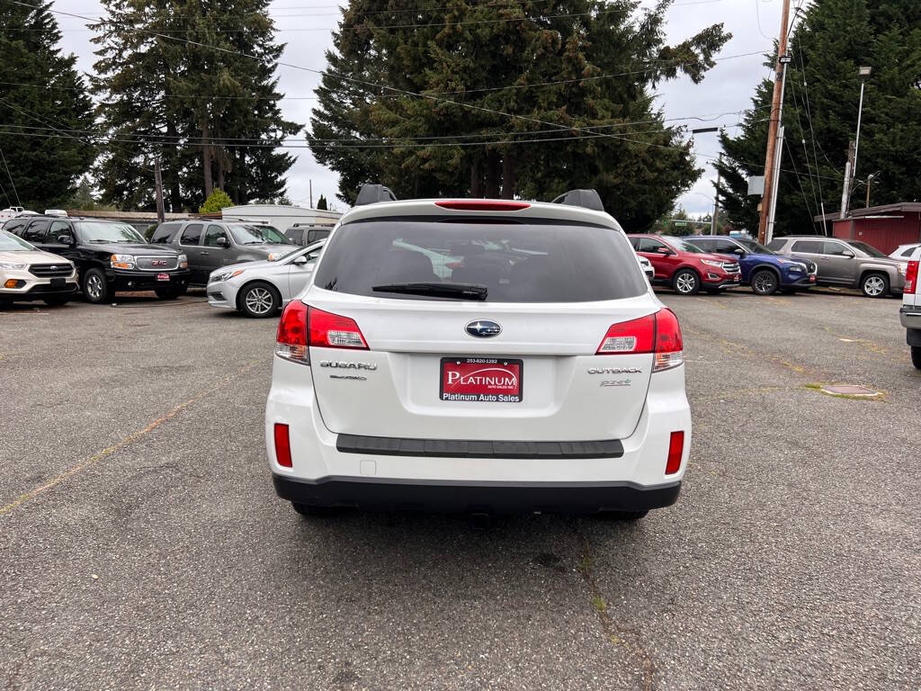 2012 Subaru Outback for sale at PLATINUM AUTO SALES INC in Lacey, WA