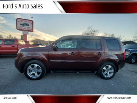 2012 Honda Pilot for sale at Ford's Auto Sales in Kingsport TN