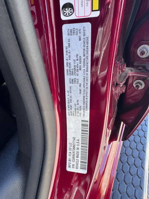 2022 RAM 1500 Laramie