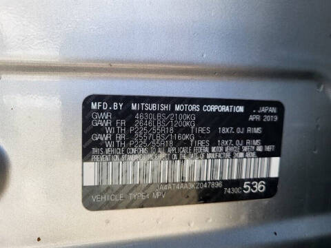 2019 Mitsubishi Eclipse Cross LE