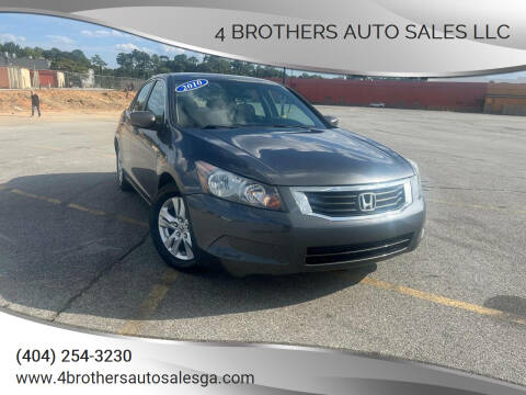 2010 Honda Accord for sale at 4 Brothers Auto Sales LLC in Brookhaven GA