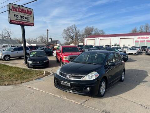 2010 Nissan Versa for sale at Fast Action Auto in Des Moines IA