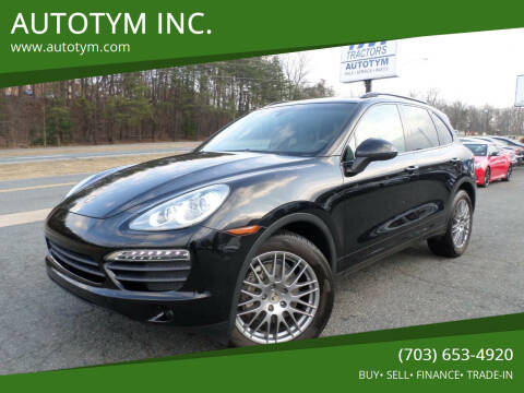 2011 Porsche Cayenne for sale at AUTOTYM INC. in Fredericksburg VA