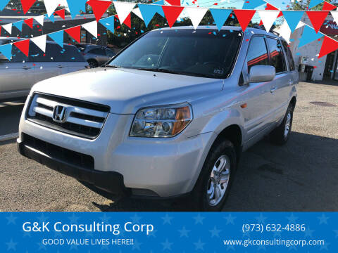 2008 Honda Pilot for sale at G&K Consulting Corp in Fair Lawn NJ