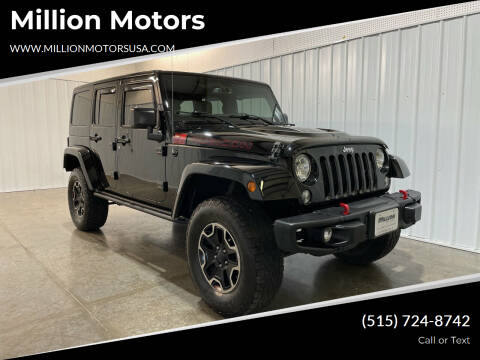 2016 Jeep Wrangler Unlimited for sale at Million Motors in Adel IA