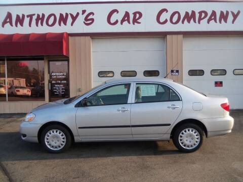 2006 Toyota Corolla for sale at Anthony's Car Company in Racine WI