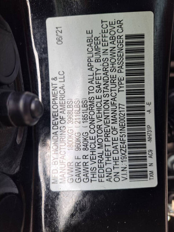 2022 Honda Insight EX