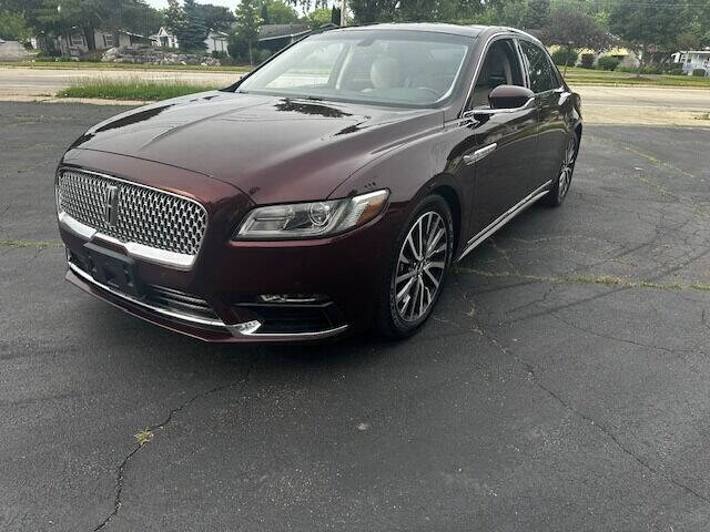 Red 2017 Lincoln Continental Select Select 4dr Sedan 1