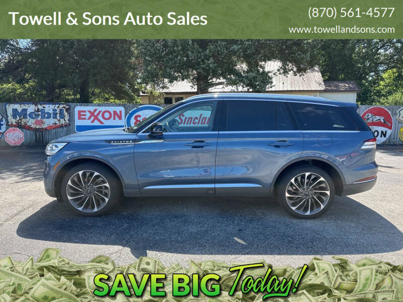 2020 Lincoln Aviator for sale at Towell & Sons Auto Sales in Manila AR