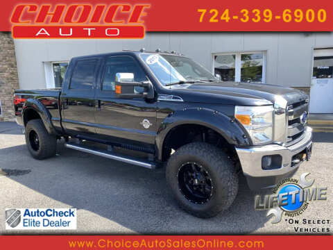 2013 Ford F-250 Super Duty for sale at CHOICE AUTO SALES in Murrysville PA