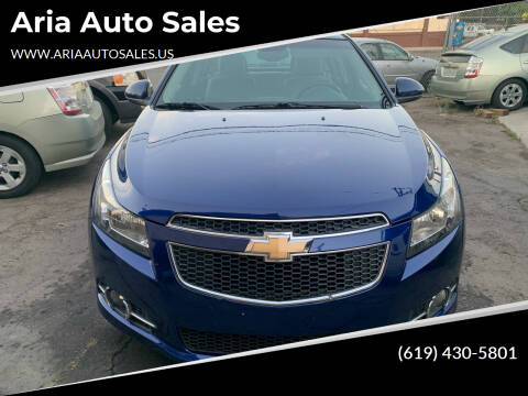 2012 Chevrolet Cruze for sale at Aria Auto Sales in El Cajon CA