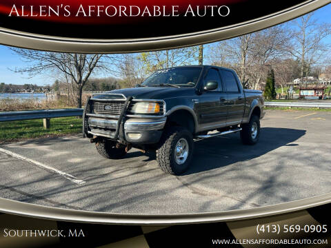 2002 Ford F-150 for sale at Allen's Affordable Auto in Southwick MA