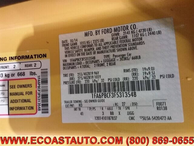 2015 Ford Mustang GT