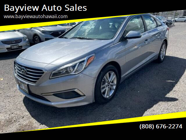 2016 Hyundai Sonata for sale at Bayview Auto Sales in Waipahu HI