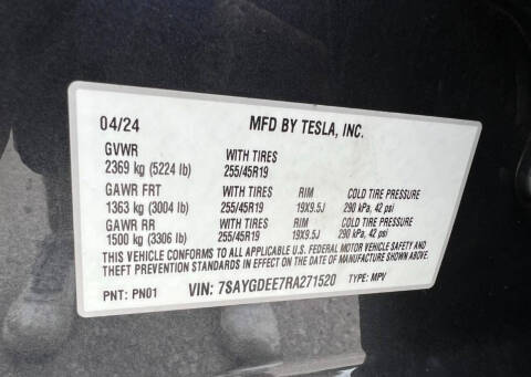 2024 Tesla Model Y Long Range