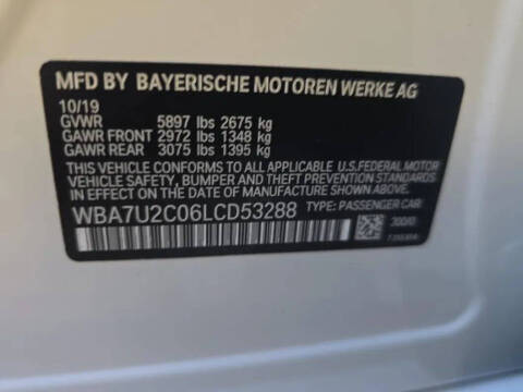 2020 BMW 7 Series 750i xDrive