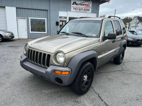 2003 Jeep Liberty for sale at AutoPro Virginia LLC in Virginia Beach VA