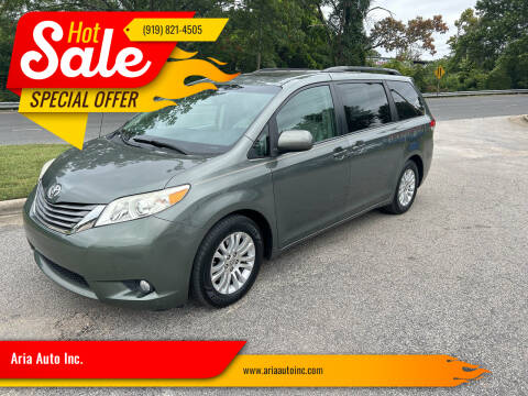 2014 Toyota Sienna for sale at Aria Auto Inc. in Raleigh NC