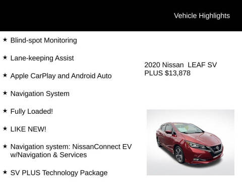 2020 Nissan LEAF SV PLUS
