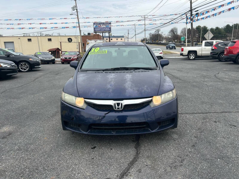 Used 2010 Honda Civic LX with VIN 2HGFA1F51AH580194 for sale in New Castle, DE