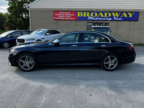 2017 Mercedes-Benz E-Class for sale at Broadway Motoring Inc. in Ayer MA