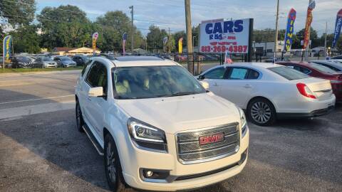 2013 GMC Acadia for sale at CARS USA in Tampa FL