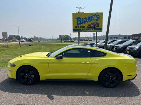 2021 Ford Mustang for sale at Blake's Auto Sales LLC in Rice Lake WI