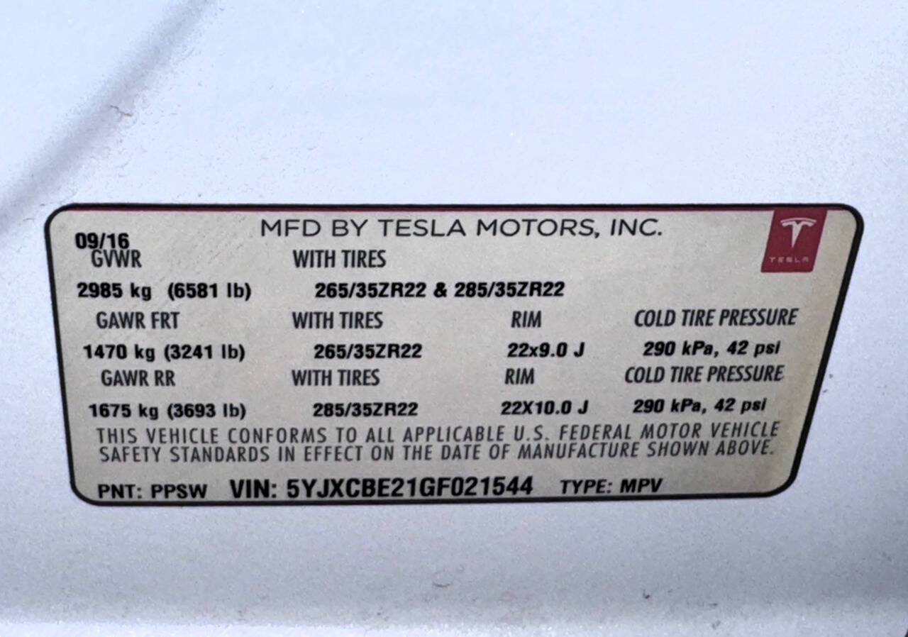 2016 Tesla Model X for sale at Supreme Motors in Costa Mesa, CA